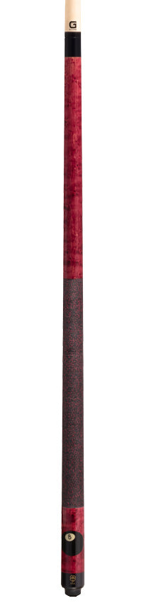 McDermott Burgundy/Walnut Stained Maple with 8 Ball Cue of the Month with G-Core Shaft
