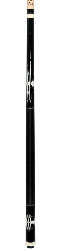 Fury Graphic Pool Cue with Pebble Grain Leather Wrap - FUVT6