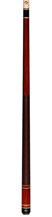 Viking B Series South American Cocobolo with Cocobolo, Birdseye Maple and Black Rings Play Cue - B3741-DIS