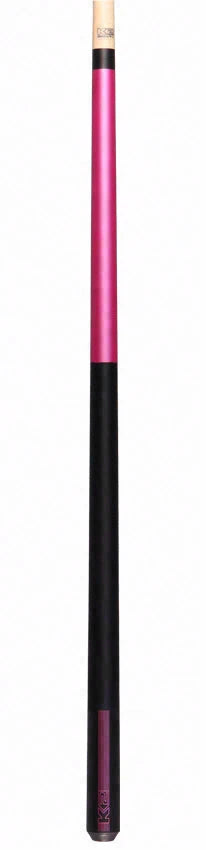 K2 Pink/Black 57 Inch Sport Pool Cue with 11.75mm LD Shaft