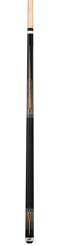 Dufferin Black and Green Malachite Play Cue - Seybert's Billiards