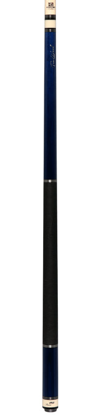 Fury Blue Stained Tec-Wood Cue | Elephant Wrap | + Free Extension - FUTW3