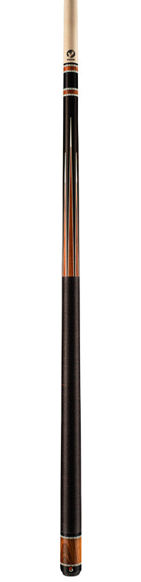 Viking OV0400 Fedor Gorst Co-Branded Ovation Series Play Cue - West African Ebony with Pau Ferro and White Pearl Inlays