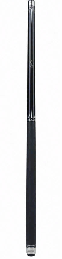 JFlowers True Black Pool Cue with Black Elephant Wrap and Carbon Shaft