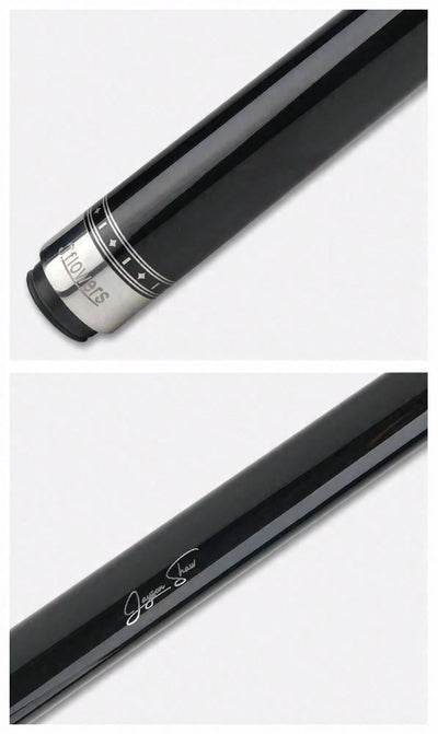 JFlowers True Black No Wrap Pool Cue with Carbon Shaft