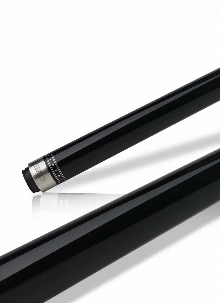JFlowers True Black No Wrap Pool Cue with Carbon Shaft