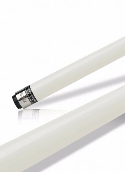 JFlowers True White No Wrap Pool Cue with Carbon Shaft