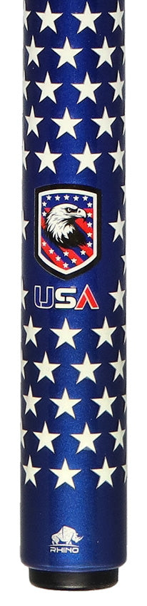 Rhino Voyager Series USA Flag No Wrap Carbon Break Cue