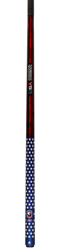 Rhino Voyager Series USA Flag No Wrap Carbon Break Cue