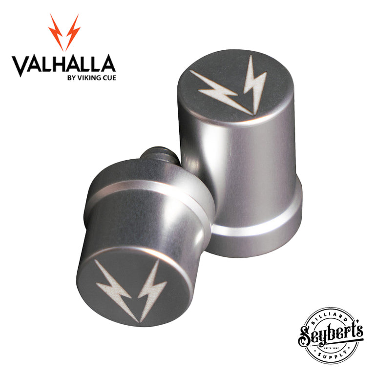 Valhalla Logo Aluminum Joint Protector Set - Silver