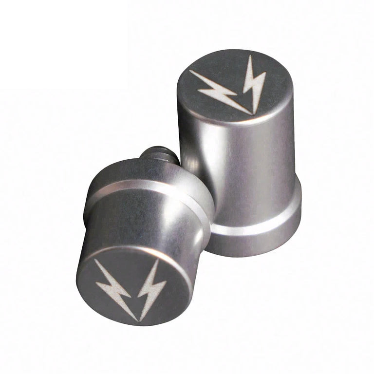 Valhalla Logo Aluminum Joint Protector Set - Silver