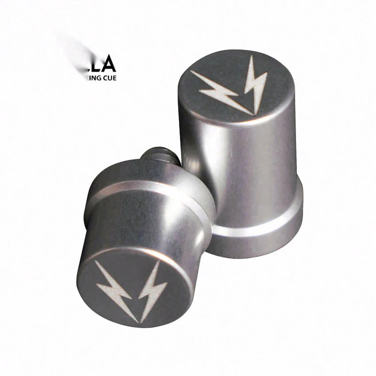 Valhalla Logo Aluminum Joint Protector Set - Silver