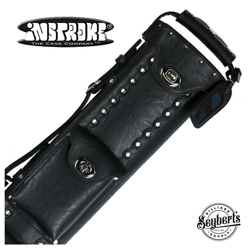 Instroke Cue Cases | Instroke Vinyl Cowboy Case | Black 2X4 Cue