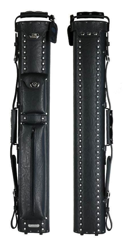 インストローク　3B5S Instroke Cue Cases | Instroke Vinyl Cowboy Case | Black 3X5 Cue
