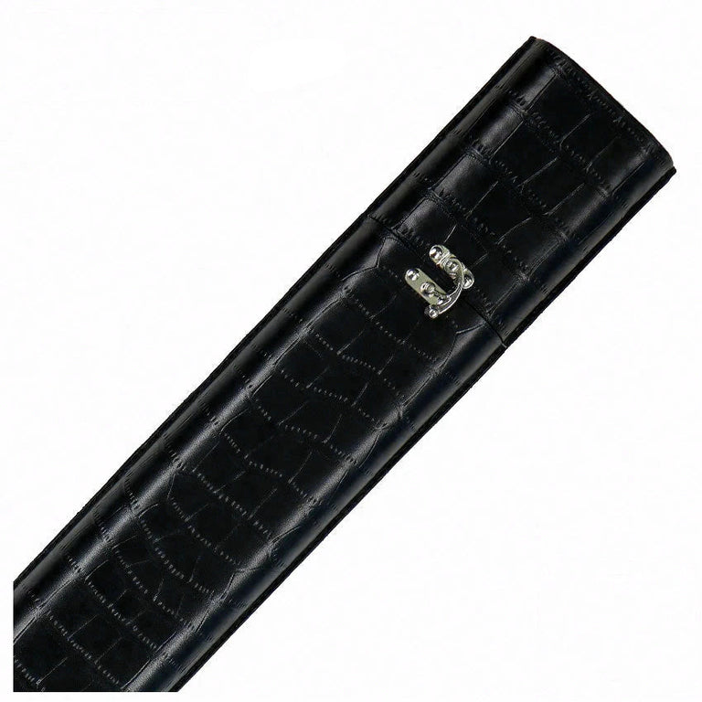 Volturi Fellini Style Black 2x2 Hard Pool Cue Case - VCFS2X2BK