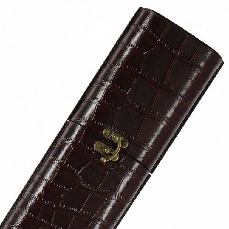 Volturi Fellini Style Cognac 2x2 Hard Pool Cue Case - VCFS2X2COG