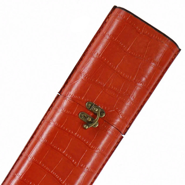 Volturi Fellini Style Orange 2x2 Hard Pool Cue Case - VCFS2X2OR