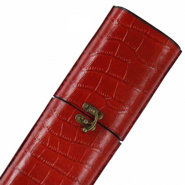 Volturi Fellini Style Red 2x2 Hard Pool Cue Case - VCFS2X2RED