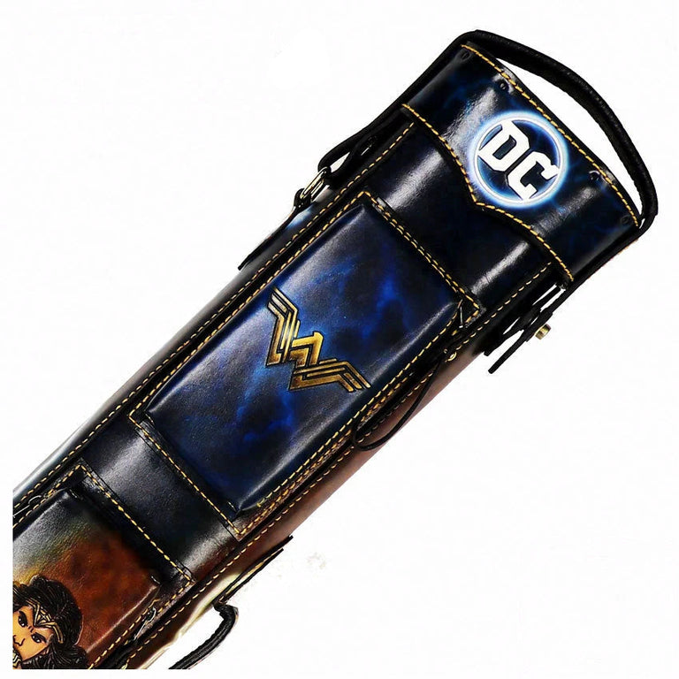 Volturi Custom Wonder Woman 4x8 Hard Pool Cue Case  - VCWW4X8