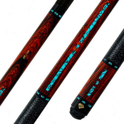 Tiger Limited Edition Vesuvia Pool Cue with 1x2 Case