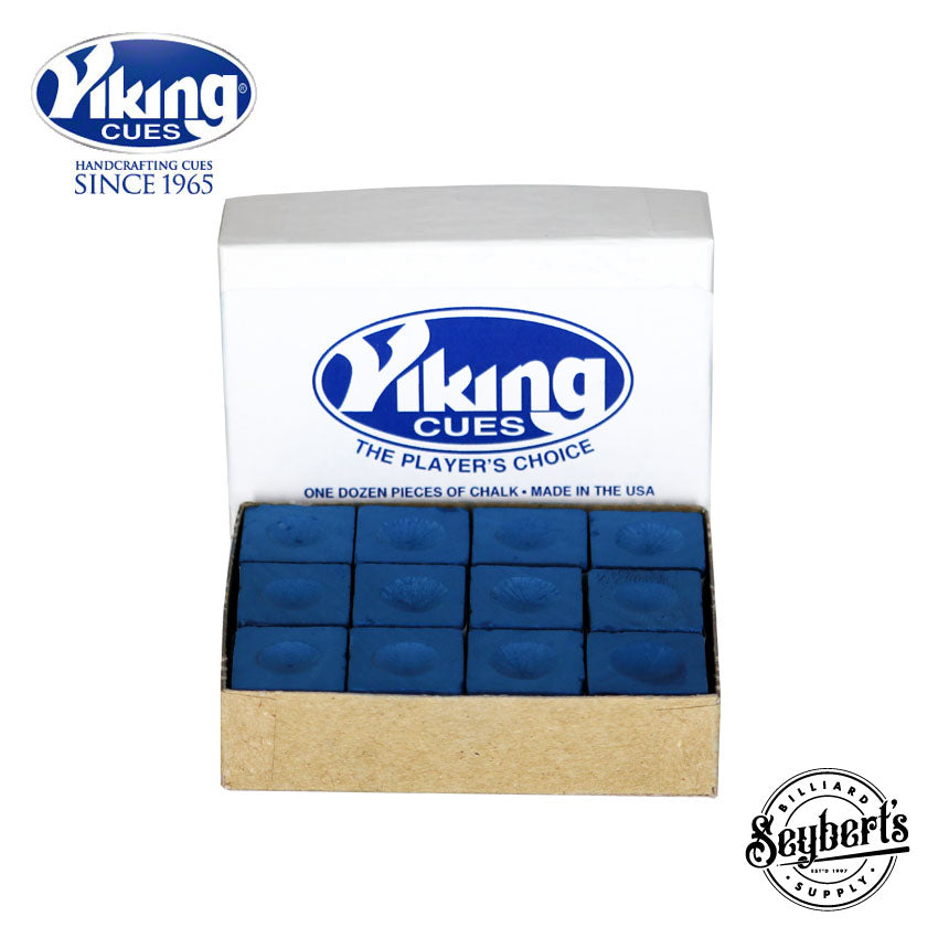 Viking Billiard Chalk - Dozen - Seybert's Billiards Supply