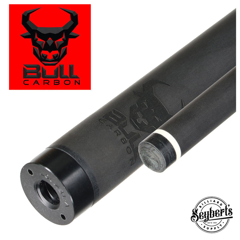 Bull Carbon LD Low Deflection Pool Cue Shaft - 3/8 x 10 Thread