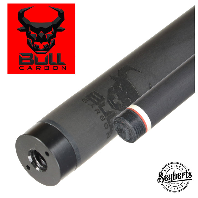 Bull Carbon LD Low Deflection Pool Cue Shaft - 3/8 x 14 Thread