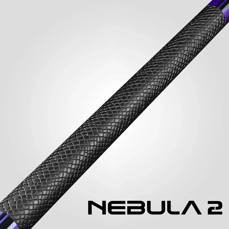Rhino Nebula 2 Amethyst Purple Carbon Pool Cue with Sports Wrap