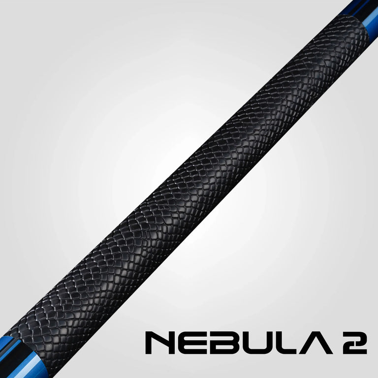 Rhino Nebula 2 Sky Blue Carbon Pool Cue with Sports Wrap