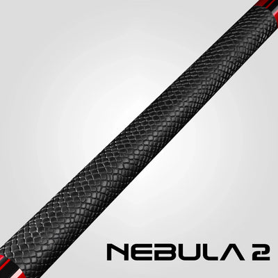 Rhino Nebula 2 Crimson Red Carbon Pool Cue with Sports Wrap