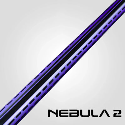 Rhino Nebula 2 Amethyst Purple No Wrap Carbon Pool Cue