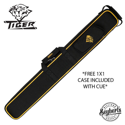 Tiger Limited Edition White Tiger Pool Cue - Fortis Pro Carbon Fiber Shaft And Tiger 1x1 Case - WT-1P