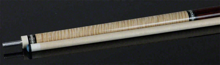 Ariel Carmeli Custom Cocobolo Curly Maple Pool Cue