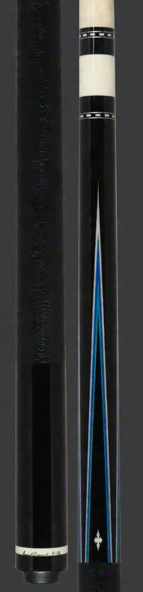 Ariel Carmeli Custom 4 point Ocean Blue Pool Cue
