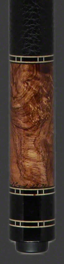 Ariel Carmeli Custom Ebony  6 Point Burl Play Cue