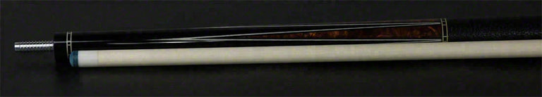 Ariel Carmeli Custom Ebony  6 Point Burl Play Cue
