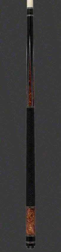 Ariel Carmeli Custom Ebony  6 Point Burl Play Cue