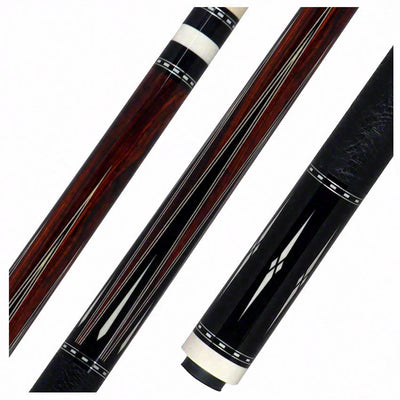 Ariel Carmeli Custom 6 point Ebony Pool Cue