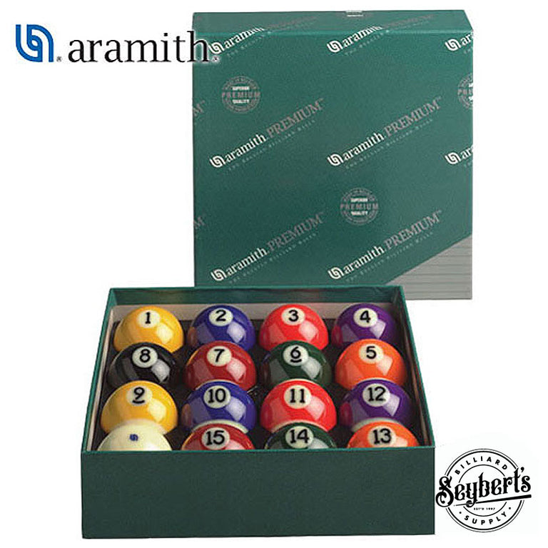 Vintage Aramith Pool Balls 8 Ball Billiards Game Set of 