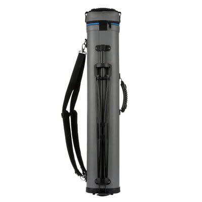 Lucasi Hybrid Rival Grey and Blue 4x8 Pool Cue Case - PXC2048