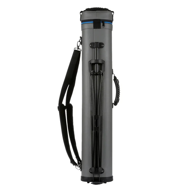 Lucasi Hybrid Rival Grey and Blue 4x8 Pool Cue Case - PXC2048