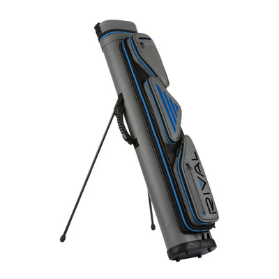 Lucasi Hybrid Rival Grey and Blue 4x8 Pool Cue Case - PXC2048