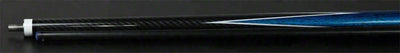 Becue V2 Carbon Fiber Rebel Blue Play Cue - BC237BLUE