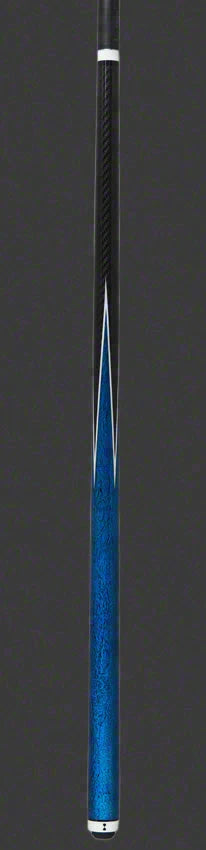 Becue V2 Carbon Fiber Rebel Blue Play Cue - BC237BLUE