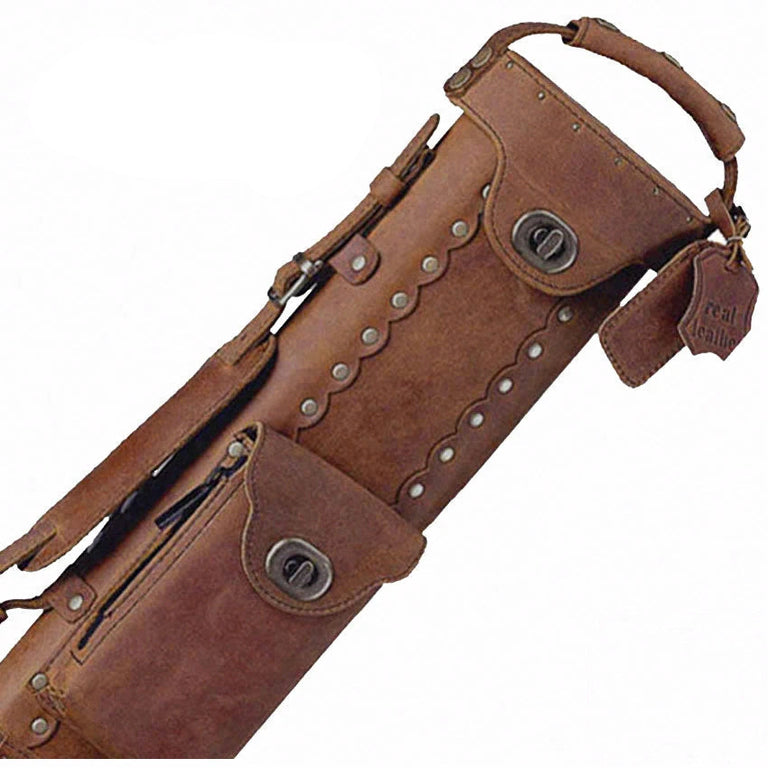 Instroke Buffalo Leather 3x5 Pool Cue Case - BC3X5