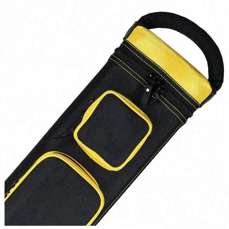 JB Ultimate Rugged Black/Gold Pool Cue Case - URBKGD