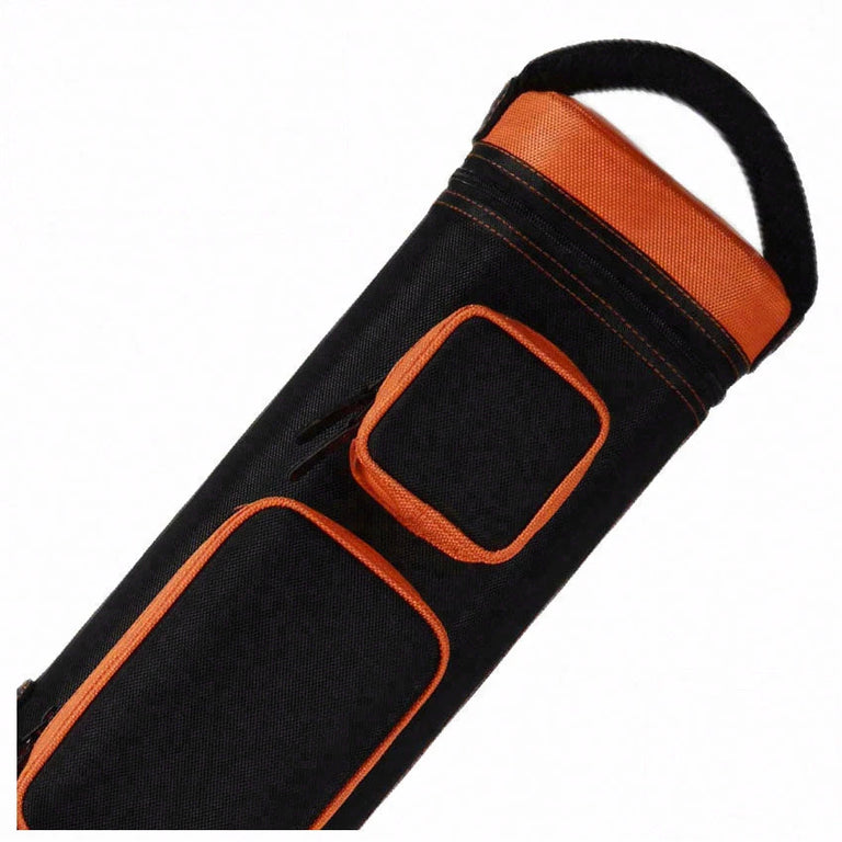 JB Ultimate Rugged Black/Orange Pool Cue Case - URBKOR