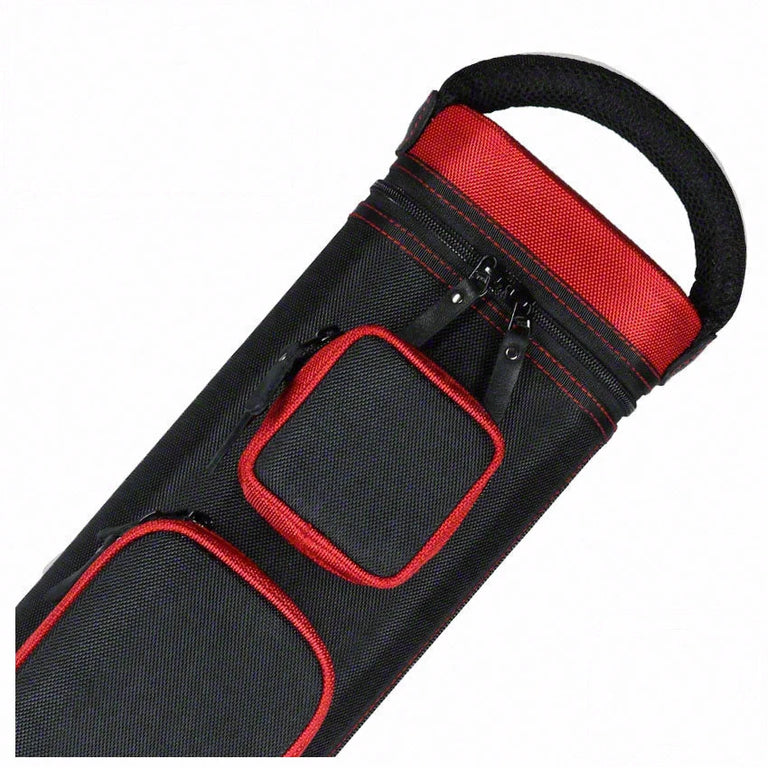 JB Ultimate Rugged Black/Red Pool Cue Case - URBKRD