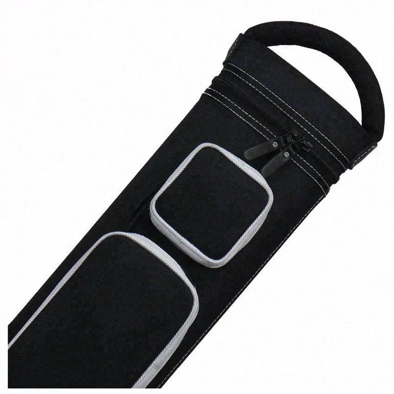 JB Ultimate Rugged Black/White Pool Cue Case - URBKWH