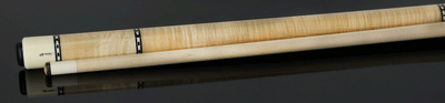 Schon STL1 Light Stained Curly Maple Pool Cue - STL1SPCURLS